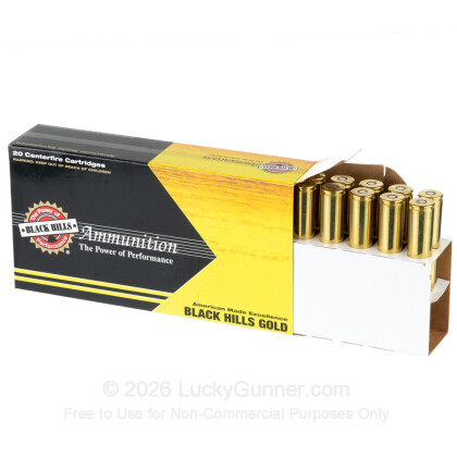 Large image of Premium 338 Lapua Mag Ammo For Sale - 285 Grain ELD Match Ammunition in Stock by Black Hills Gold - 20 Rounds