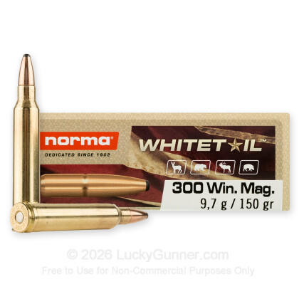 Image 1 of Shop by Popular Brand from Norma Image 1 of Norma .300 Winchester Magnum Ammo