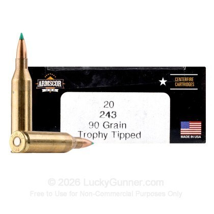Image 1 of Armscor .243 Winchester Ammo