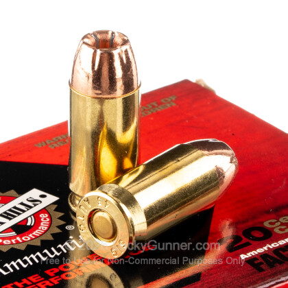 Large image of Premium .45 ACP Ammo For Sale – 230 grain JHP Ammunition in Stock by Black Hills - 20 Rounds