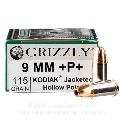 Image 2 of Shop by Popular Brand from Grizzly Ammo Image 2 of Grizzly Ammo 9mm Luger (9x19) Ammo