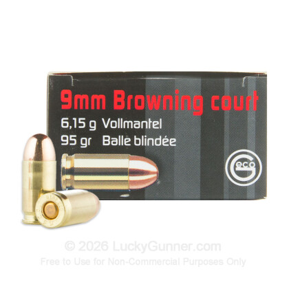 Image 1 of 380 Ammo from GECO Image 1 of GECO .380 Auto (ACP) Ammo