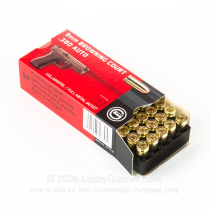 Image 3 of 380 Ammo from GECO Image 3 of GECO .380 Auto (ACP) Ammo