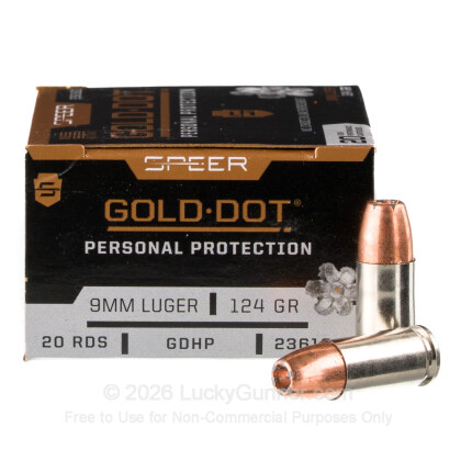 Image 2 of Speer 9mm Luger (9x19) Ammo