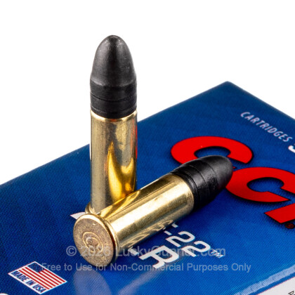 Large image of 22 LR Quiet Ammo For Sale - 40 gr LRN - CCI Ammunition In Stock - 50 Rounds
