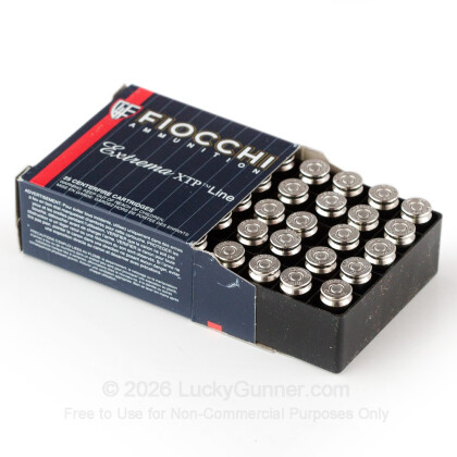 Large image of Bulk 40 S&W Ammo For Sale - 180 Grain XTP Hollow Point Ammunition in Stock by Fiocchi - 500 Rounds