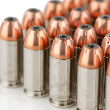 Large image of Bulk 40 S&W Ammo For Sale - 180 Grain XTP Hollow Point Ammunition in Stock by Fiocchi - 500 Rounds