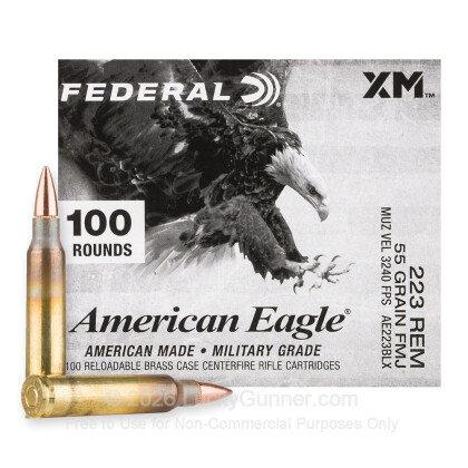 Image 2 of Rifle Ammo from Federal Image 2 of Federal .223 Remington Ammo