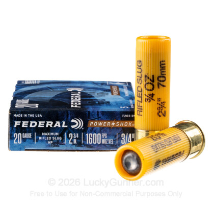 Image 2 of Federal 20 Gauge Ammo