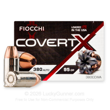 Image 1 of Fiocchi .380 Auto (ACP) Ammo