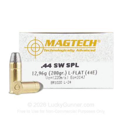 Large image of .44 Special Ammo - Magtech 200gr LRN - 50 Rounds