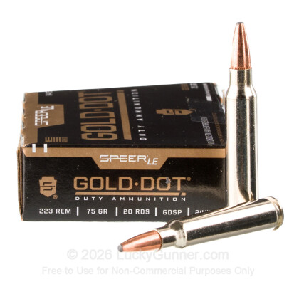 Image 2 of Speer .223 Remington Ammo