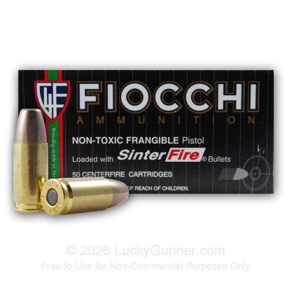 Image 2 of Shop by Popular Brand from Fiocchi Image 2 of Fiocchi 9mm Luger (9x19) Ammo