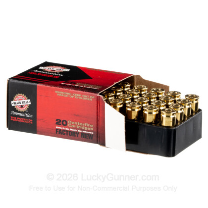 Large image of Premium 9mm Luger Ammo For Sale - 124 Grain JHP Ammunition in Stock by Black Hills - 20 Rounds