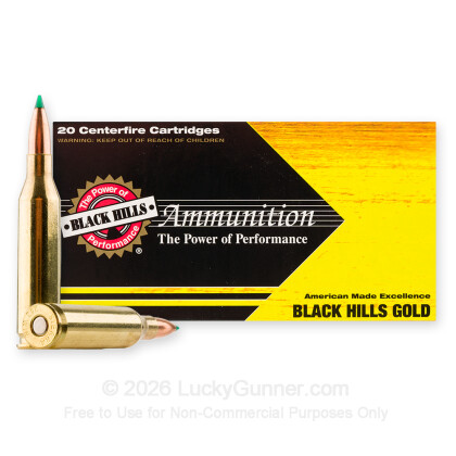 Large image of Premium 243 Ammo For Sale - 90 Grain GameChanger Ammunition in Stock by Black Hills Gold - 20 Rounds
