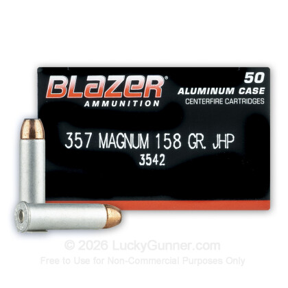 Image 1 of 357 Magnum Ammo from Blazer Image 1 of Blazer .357 Magnum Ammo