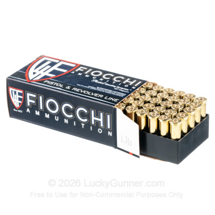 Large image of 357 Mag Ammo For Sale - 125 gr SJSP Fiocchi Ammunition In Stock