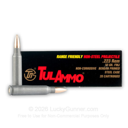 Image 2 of Tula Cartridge Works .223 Remington Ammo