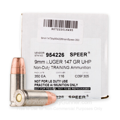 Image 1 of Speer 9mm Luger (9x19) Ammo