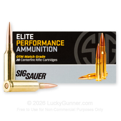 Image 2 of 6mm Creedmoor Ammo from SIG SAUER Image 2 of SIG SAUER 6mm Creedmoor Ammo
