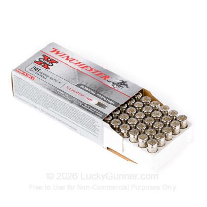 Large image of 38 Super Ammo - Winchester Silvertip 125gr +P JHP - 50 Rounds
