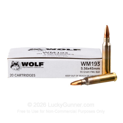 Image 2 of Rifle Ammo from Wolf Image 2 of Wolf 5.56x45mm Ammo