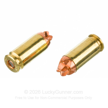 Large image of Premium 40 S&W Ammo For Sale - 115 Grain HoneyBadger Ammunition in Stock by Black Hills - 20 Rounds