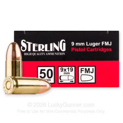 Image 2 of Sterling 9mm Luger (9x19) Ammo