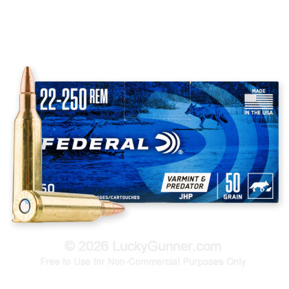 Image 2 of Federal .22-250 Remington Ammo