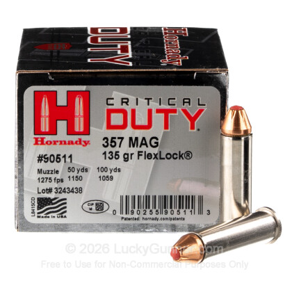 Image 2 of Hornady .357 Magnum Ammo
