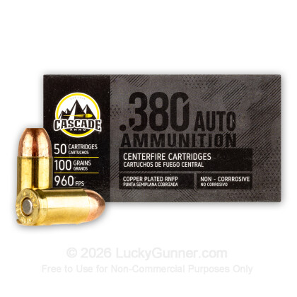 Image 1 of Cascade International .380 Auto (ACP) Ammo