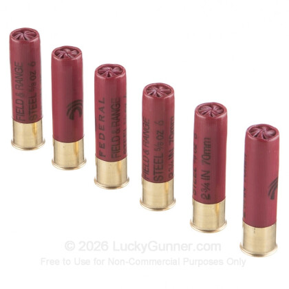 Large image of Premium 28 Gauge Ammo For Sale - 2-3/4" 5/8 oz. #6 Shot Ammunition in Stock by Federal Steel Game and Target - 25 Rounds