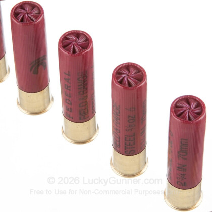 Large image of Premium 28 Gauge Ammo For Sale - 2-3/4" 5/8 oz. #6 Shot Ammunition in Stock by Federal Steel Game and Target - 25 Rounds