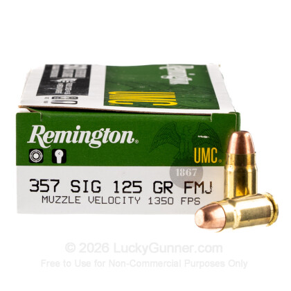 Image 2 of Remington Ammo from Remington Image 2 of Remington .357 Sig Ammo