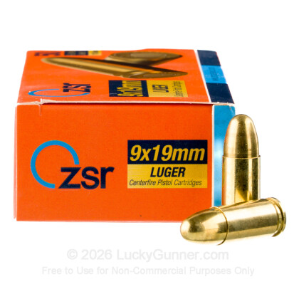 Image 2 of ZSR Ammunition 9mm Luger (9x19) Ammo