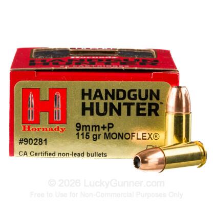 Image 2 of Hornady 9mm Luger (9x19) Ammo