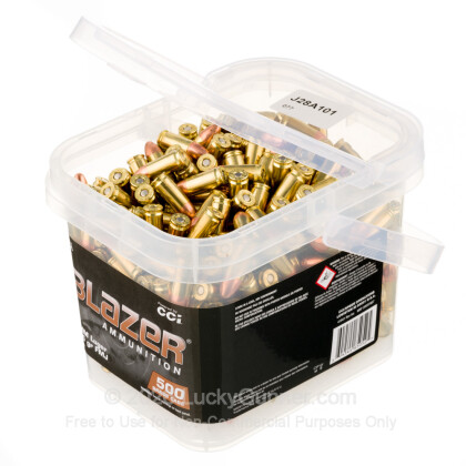 Image 3 of Blazer Brass 9mm Luger (9x19) Ammo