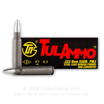 Image 2 of Tula Cartridge Works .223 Remington Ammo