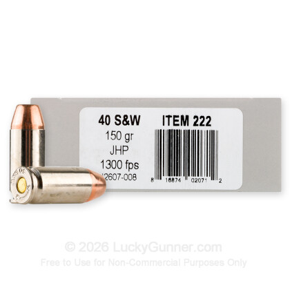 Image 1 of Underwood .40 S&W (Smith & Wesson) Ammo