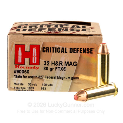 Image 2 of Shop by Popular Brand from Hornady Image 2 of Hornady .32 H&R Magnum Ammo
