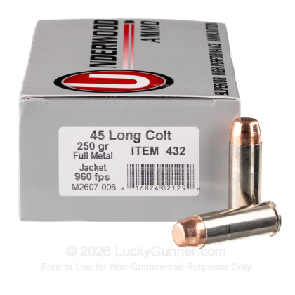 Image 2 of Underwood .45 Long Colt Ammo