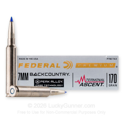 Large image of Federal 7mm Backcountry - 170gr Terminal Ascent - 20rds