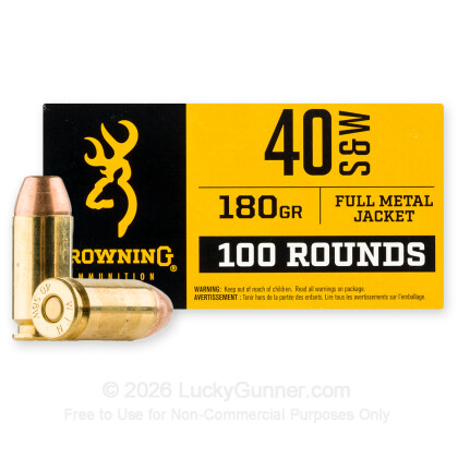 Image 1 of Browning .40 S&W (Smith & Wesson) Ammo