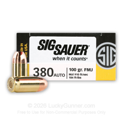 Image 1 of SIG SAUER .380 Auto (ACP) Ammo