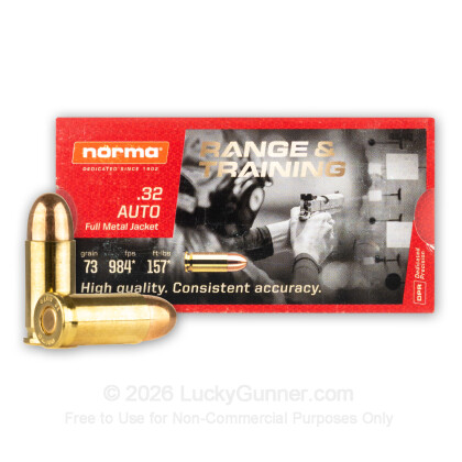 Image 1 of Norma .32 Auto (ACP) Ammo