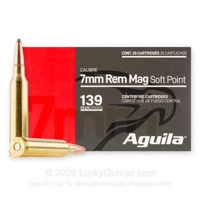 Image 2 of Aguila 7mm Remington Magnum Ammo