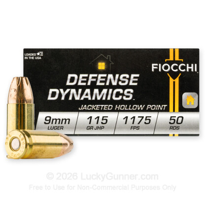 Image 1 of Fiocchi 9mm Luger (9x19) Ammo