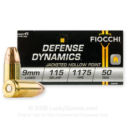 Image 2 of Fiocchi 9mm Luger (9x19) Ammo