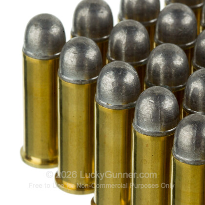 Large image of Premium 38 Long Colt Ammo For Sale - 158 Grain LRN Ammunition in Stock by Black Hills - 50 Rounds