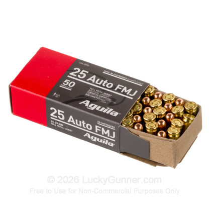 Image 3 of Aguila .25 Auto (ACP) Ammo